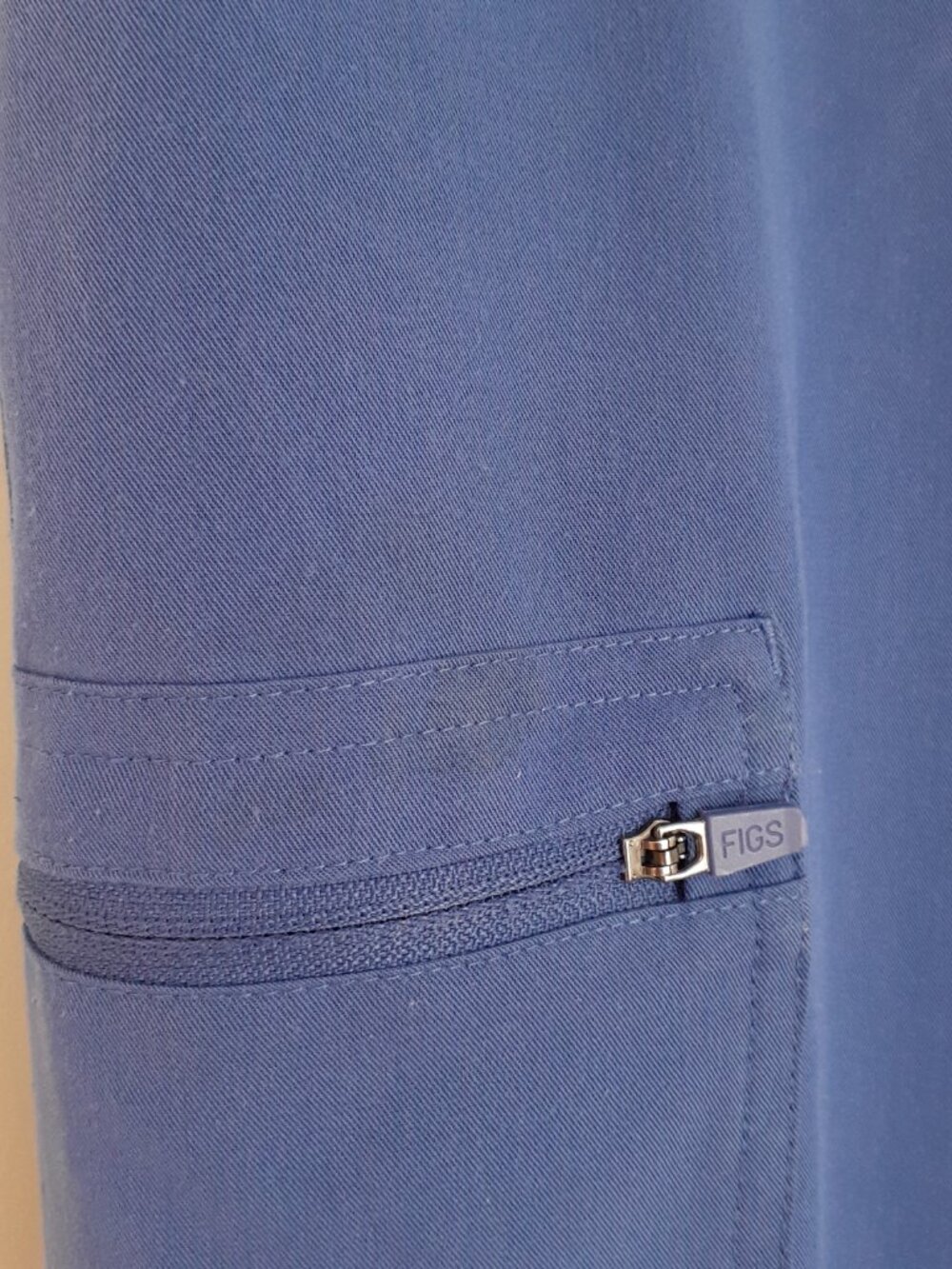 Figs High Waisted Yola Skinny Scrub Pants in Royal Blue Size XS - Picture 6 of 12